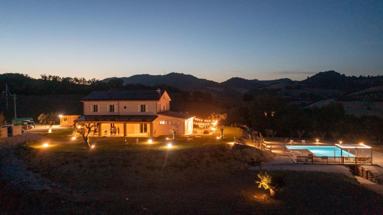 Апартаменты Casal Del Sole - La Ginestra Montefelcino Экстерьер фото